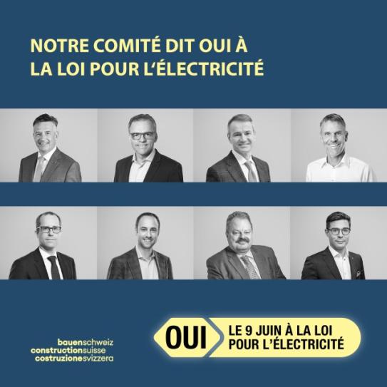 Der Vorstand von bauenschweiz sagt Ja zum Stromgesetz